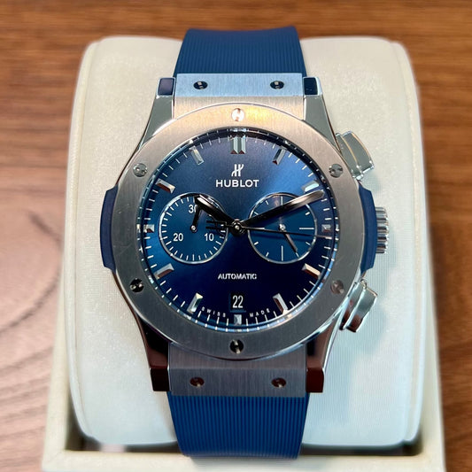 Hublot Classic Fusion Chronograph 42mm Blue Titanium | Ref. 541.NX.7170.RX