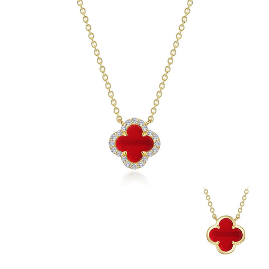 0.49 CTW Halo Necklace N0334AGG20
