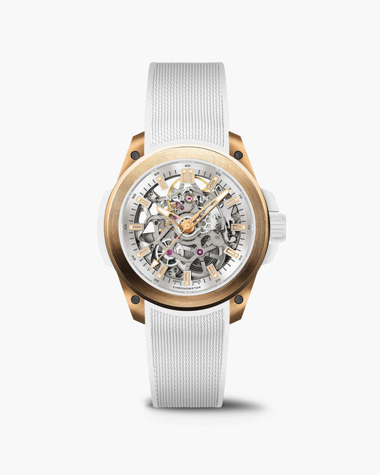 Norqain Wild One Skeleton 39Mm Red Gold N3001.07G01.W01