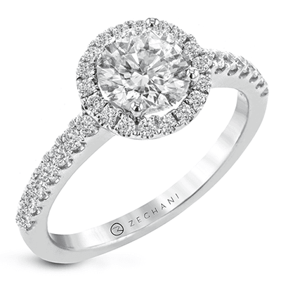 Engagement Ring in 14k Gold with Diamonds NGR102