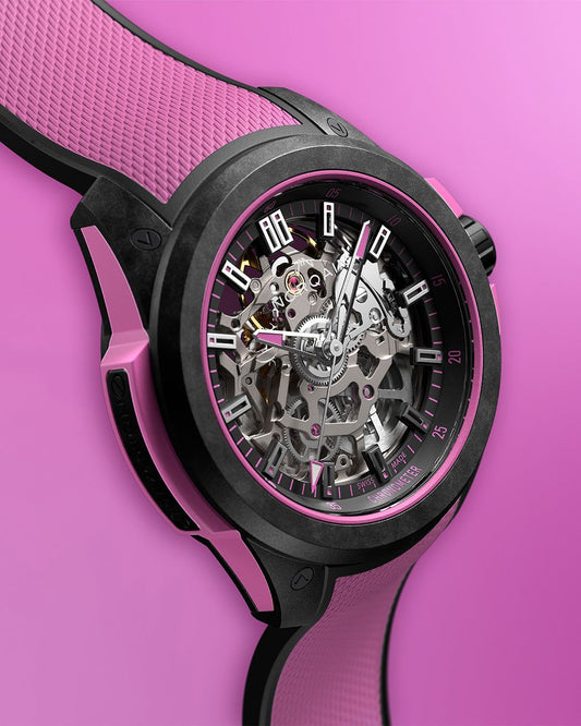 Norqain Wild One Skeleton 39Mm Hyper Pink N3001.07Q04.B03