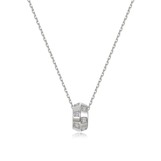Barrel Beat Pendant Necklace