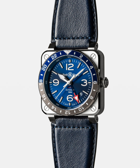 BR-03 GMT Blue 42 MM BR0393-BLU-ST/SCA
