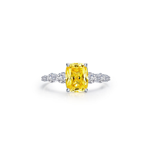 Lafonn Classic Oval Blue Topaz Ring R0541CAP05