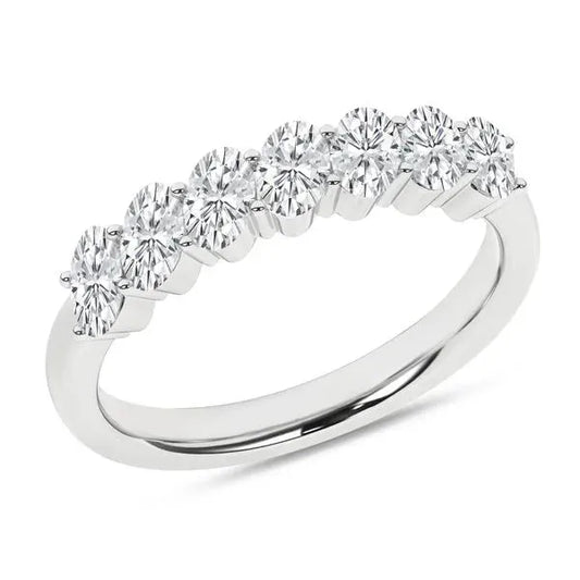 Angled 7-Stone Band (Oval) RA03206-4W