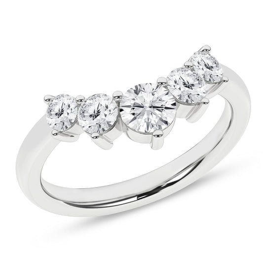5-Stone Contour Band (Round) RW01449-4W