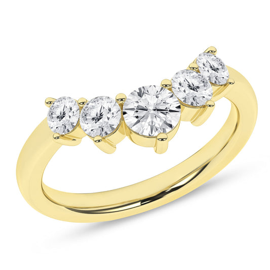 5-Stone Contour Band (Round) RW01449-4Y