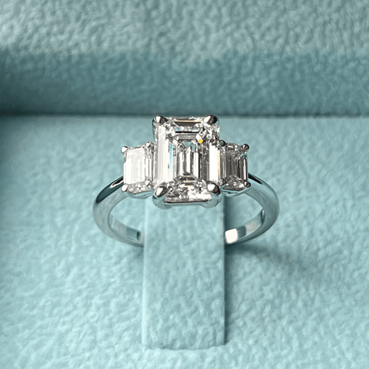 3 Emerald Cut Diamond Ring LG768647310