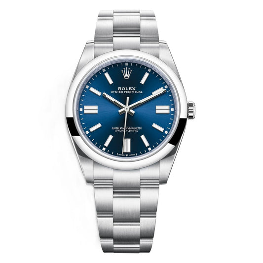 Rolex Oyster Perpetual 41mm Blue Dial 124300