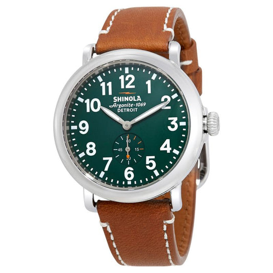 Shinola Runwell Watch – Green Dial 41mm