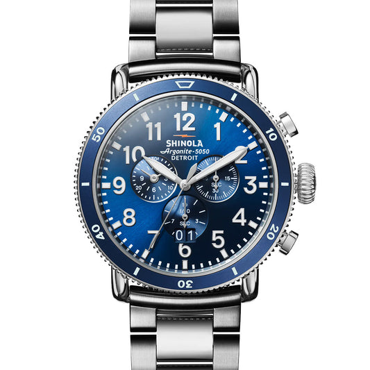 Shinola Runwell Watch S0120231780-1-MdntBlu-48-USA