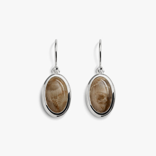 Heirloom Petoskey Drop Earrings S1820304582-1-StrlngSil-OS-THA