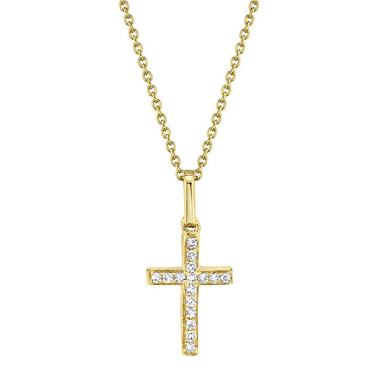 shy-creation-0-06ct-diamond-cross-necklace-sc22002783ac