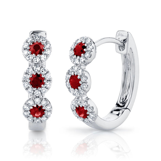 shy-creation-0-15ct-diamond-0-29ct-ruby-huggie-earring-sc55002955