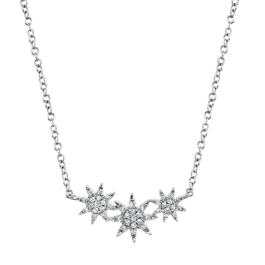 shy-creation-0-09ct-diamond-star-necklace-sc55006109