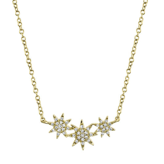 celeste-0-09ct-triple-diamond-star-pendant-necklace