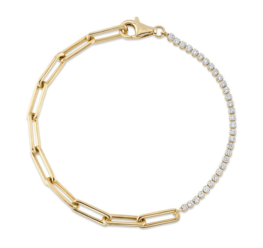 0-66ct-diamond-paper-clip-link-bracelet SC55024348