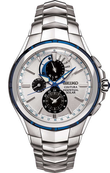 SEIKOクロノグラフPERPETUAL Seiko Coutura Perpetual Chronograph SSC787 – AZZI Jewelers