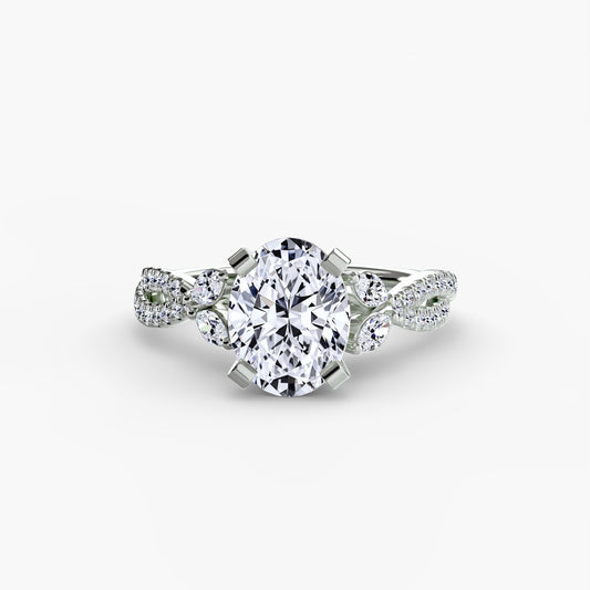 The Twist PavΓ© Ring