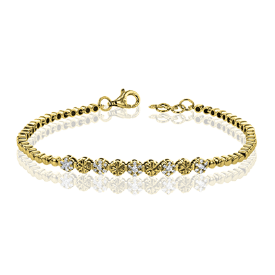 Bracelet in 14k Gold with Diamonds ZB279