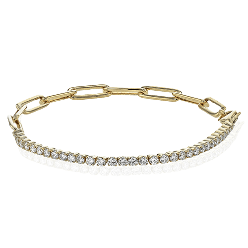 Bracelet in 14k Gold with Diamonds ZB907