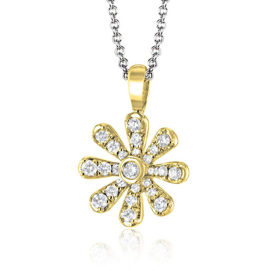 Pendant in 14k Gold with Diamonds ZP1035