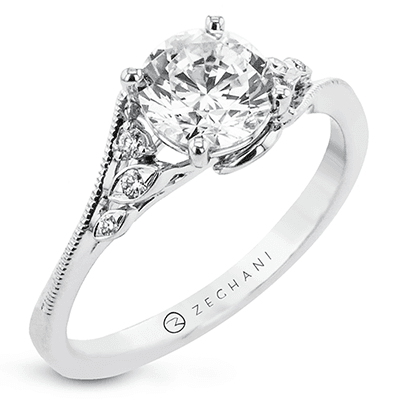 Engagement Ring in 14k Gold with Diamonds ZR2226