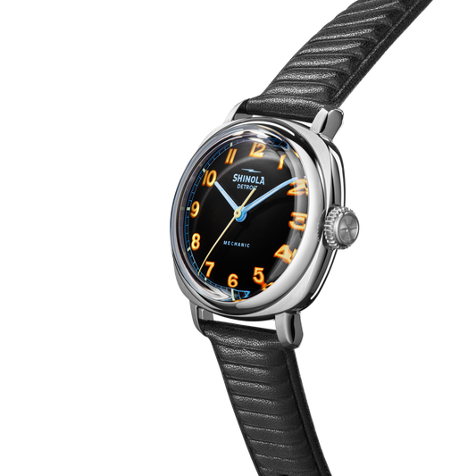 Shinola Mechanic Watch S0120235330-1-Blk-39-CHE