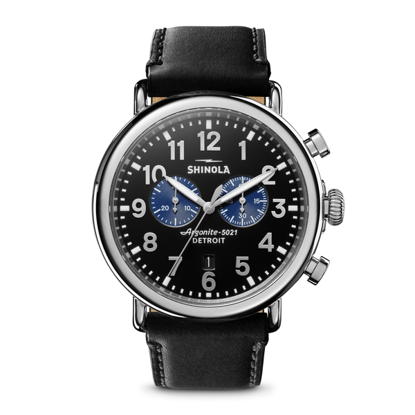 Shinola Runwell Chrono Watch S0120109242-1-GlBlk-47-USA – AZZI