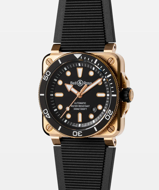 Bell & Ross BR-03 Diver Black Bronze 42 mm - BR03A-D-BL-BR/SRB