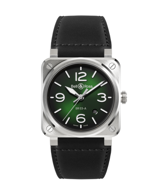 Bell & Ross BR-03 Green Steel BR03A-GN-ST/SCA
