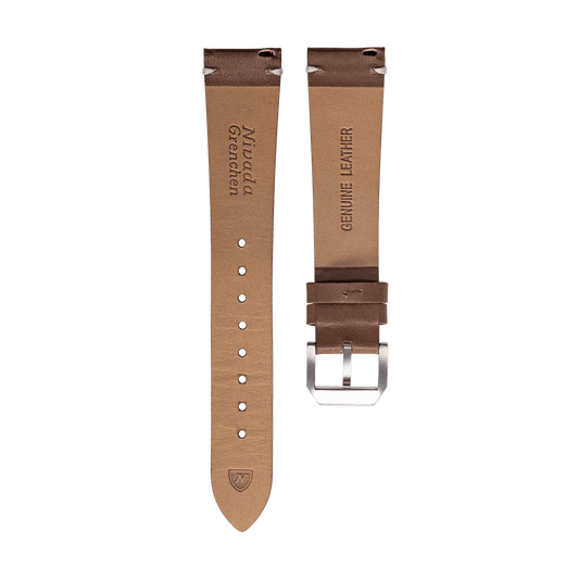 Nivada Brown Leather Strap Nz14Ab