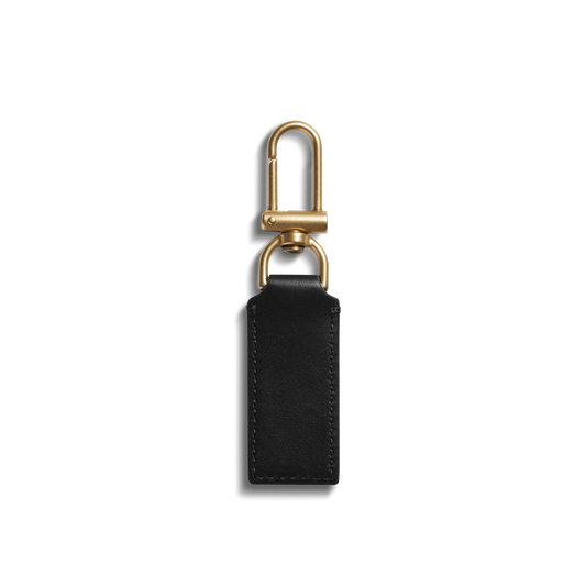 Shinola Leather Birdy Keychain S0320228343-1-Blk-OS-VNM