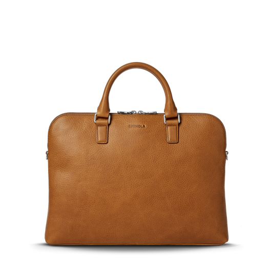 Shinola Leather Portfolio Briefcase S0320301983-1-Tan-OS-VNM