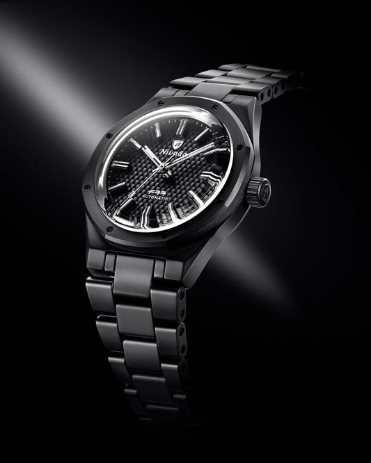 Nivada F77 BLACK CERAMIC BRAIDED DIAL 68004A77