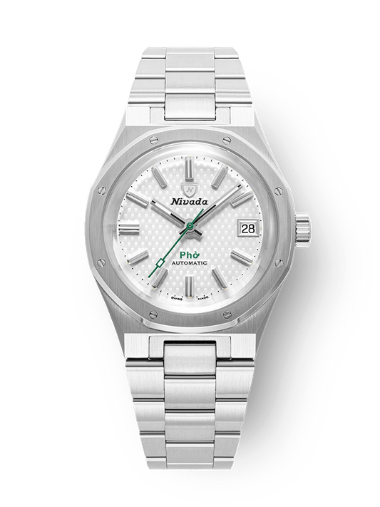 Nivada Bold reinterpretation of the iconic watch F77 PHO