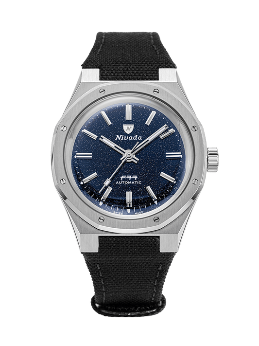 Nivada F77 Stainless Steel Dark Blue Aventurine 68010A77-BC