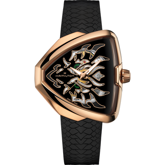 Hamilton Ventura Elvis80 Skeleton Auto Watch H24525332