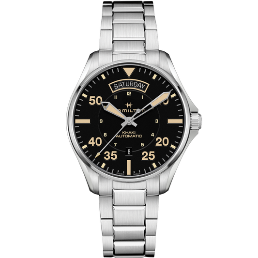 Khaki Aviation Day Date Auto
H64645131
