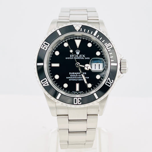 ROLEX SUBMARINER DATE Rolex 2 Year Warranty 16610