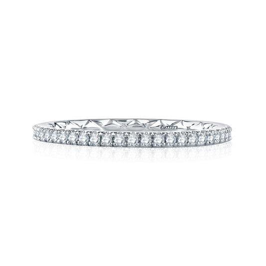 A.Jaffe Stackable Rings Delicate Quilted Anniversary Band WR1024Q/24