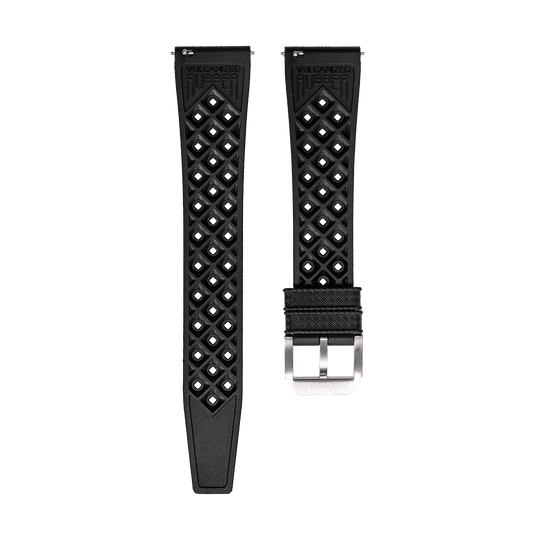 Nivada Tropic Black Rubber Strap Nz01Ab