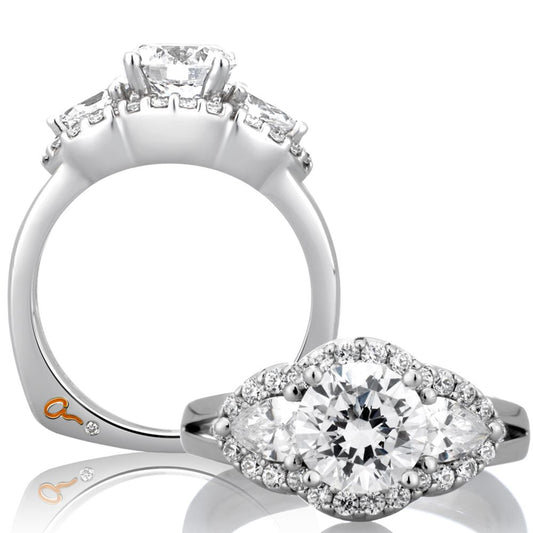 A.Jaffe Engagement Rings RMS009/135