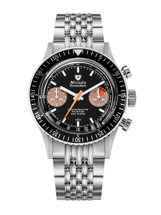 Nivada White Orange Boy Inter.Bezel - Manual 86012WM04LC