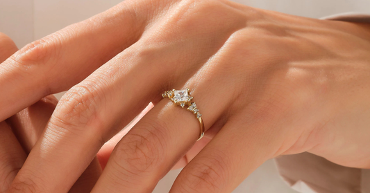 Women’s Gold Promise Ring Elegant Jewelry for Her Heart