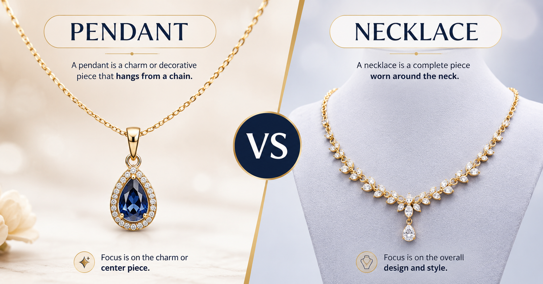 Pendant vs Necklace: Side-by-Side Comparison Guide