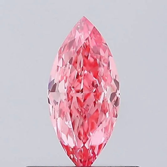 0.50ct Marquise Lab Grown Diamond (Colour Fancy Vivid Pink, Clarity VS1, IGI Certified)