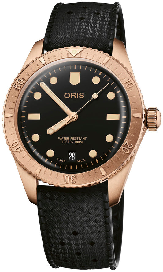 Oris Divers Sixty‑Five Date Automatic Watch 01 733 7771 3154-07 4 19 18BR
