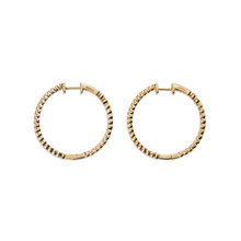 Shinola Jewelry 2 Carat Diamond Hoop Earrings S1820309327-C-14kYG-OS-IND