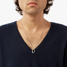 Shinola Jewelry Onyx Tag Necklace S1820304684-1-StrlngSil-OS-THA